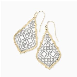 Kendra Scott Addie Gold & Silver Filigree Earrings